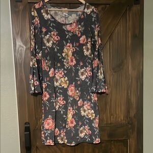 Floral Print Women's Dress